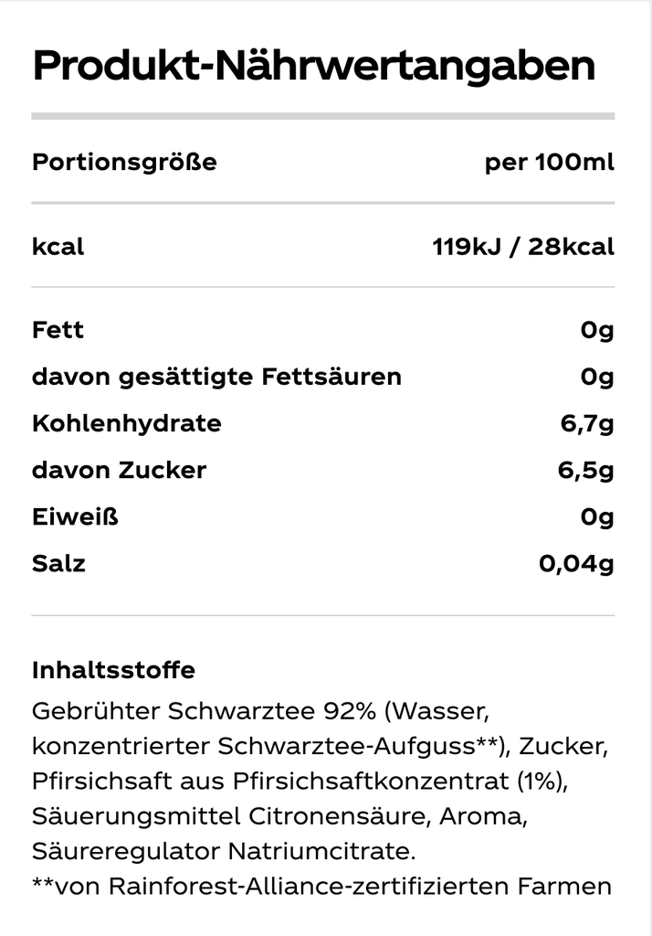  Fuze Tea Schwarzer Tee 12 x 0,40 l