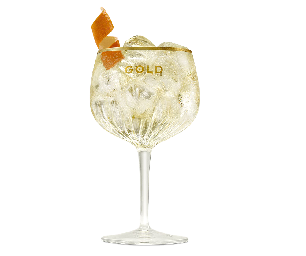 Gin Gold Gläser