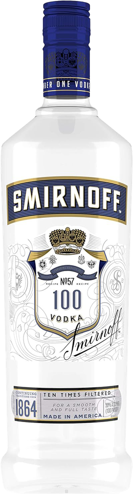Smirnoff Blue No. 57.  50% - 1,00 l