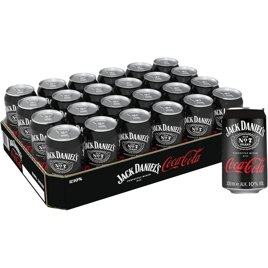 Jack Daniels Whiskey 24 x 330ml Dose