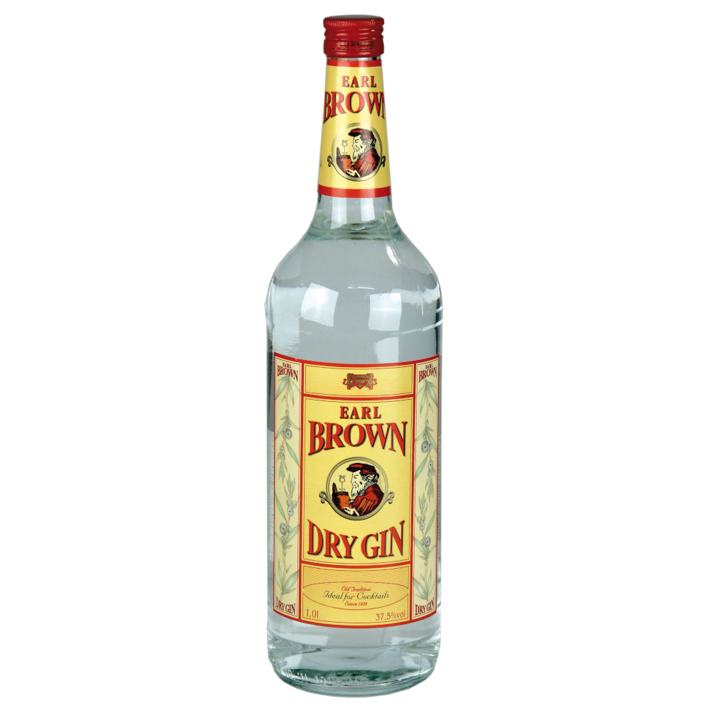 Earl Brown Dry Gin 37,5% - 1,00