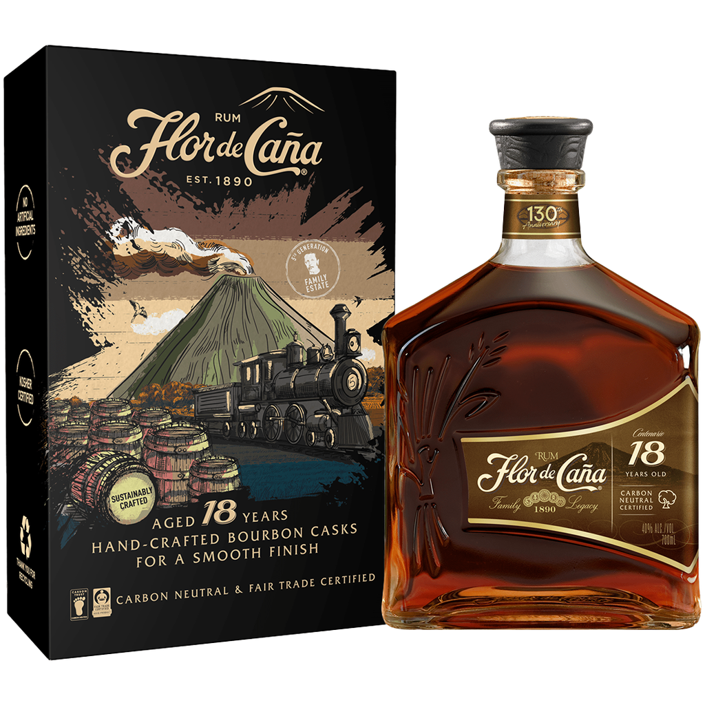 Flor de Cana 18 Y 40% - 0,70 l 