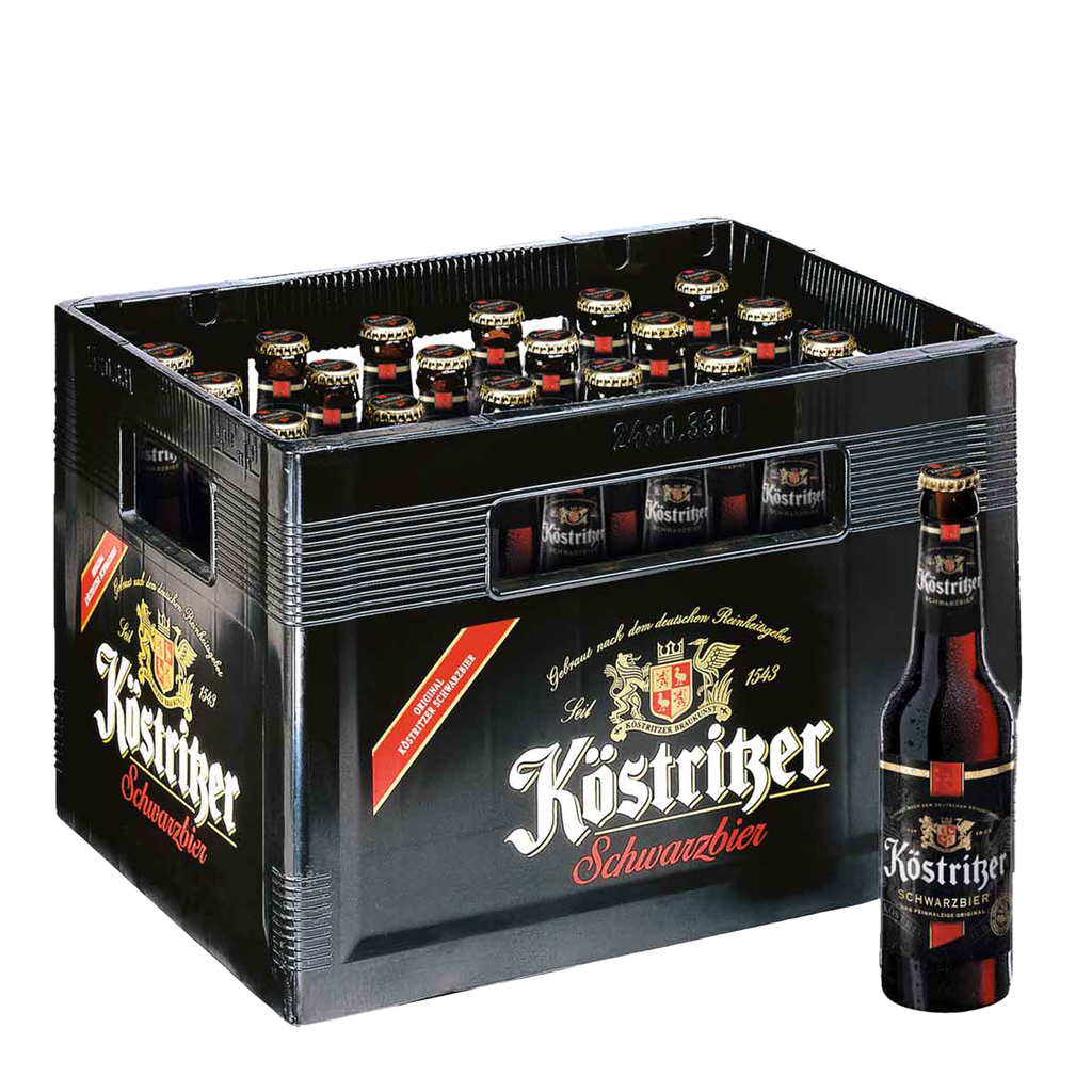 Köstritzer Schwarzbier 4,8% - 24 x 0,33 l 