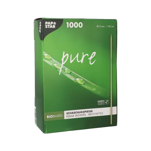 [1290] Cocktailspieße, Bambus Pure Ø 3 mm · 20 cm