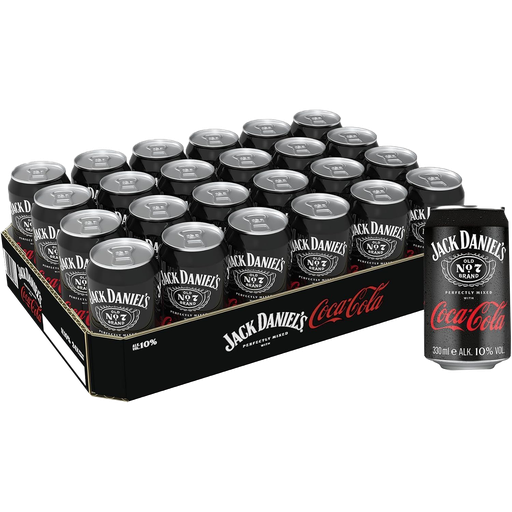 [2489] Jack Daniels Whiskey 24 x 330ml Dose